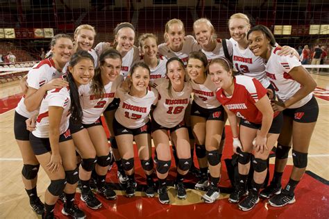 wisconsin volleyball team photos|Volleyball